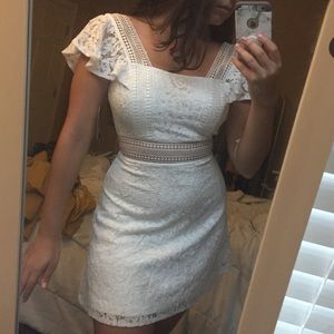 Lace Skater Dress {SO CUTE!}